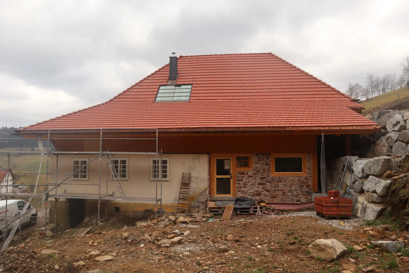 Farnrainhof, Detailaufnahme